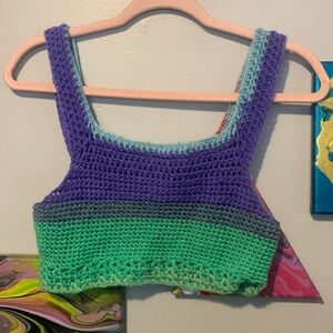 Handmade crochet crop top